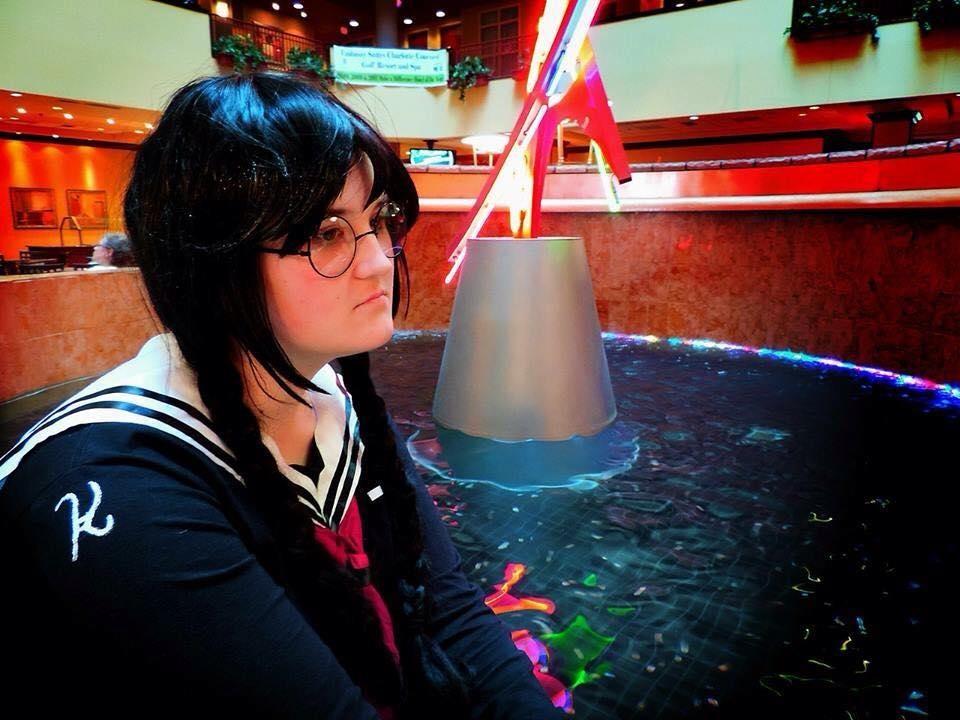 Toko Fukawa (pictured above) is one of Toni Spicer’s favorite cosplays. 
Picture provided by Toni Spicer.
