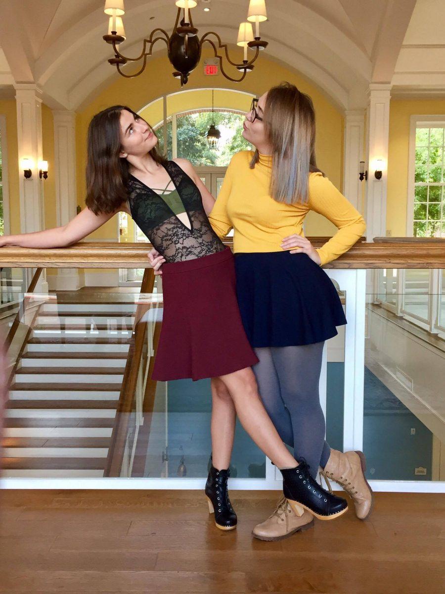 (L to R): Anna Fisher and Claire Smithers
