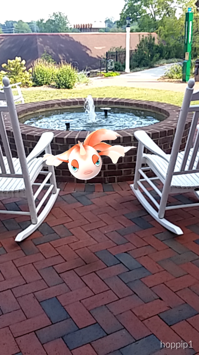 Goldeen by the Student Center fire pit