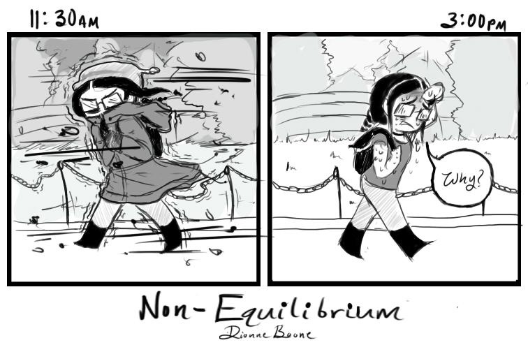 Comic Strip: Non-Equilibrium