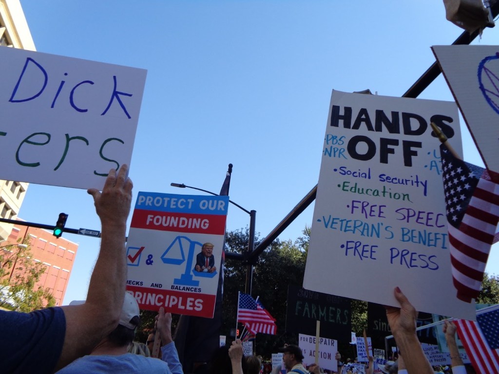 No Kings Protest in Downtown&nbsp;WS